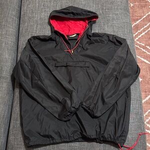Vintage Sportcaster Seattle Black Brown Anorak Rain Jacket – 70s 80s PNW